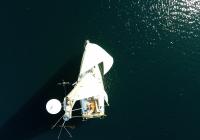 barcha a vela radar cima d'albero yacht a vela elan 45 impression vela vele della barca a vela